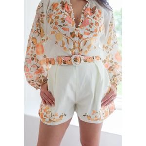 Beulah Top and Shorts The Ginger Set L